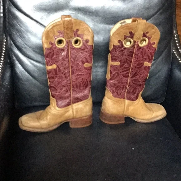 Anderson bean rodeo cowgirl cowboy boots ranch barn barrel racing buckaroo - Picture 3 of 13